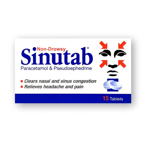 Sinutab Non-Drowsy Tablets 15's