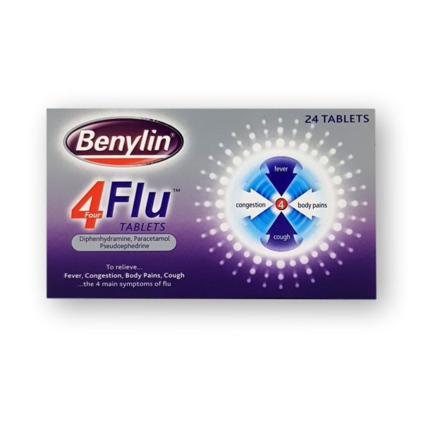 Benylin 4Flu Tablets 24's