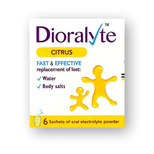 Dioralyte Citrus Oral Electrolyte Powder Sachets 6's