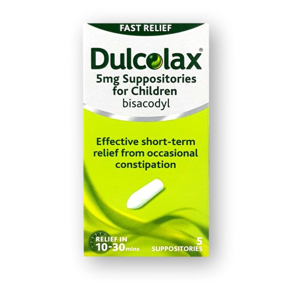 Dulcolax 5mg Suppositories For Children 5’s