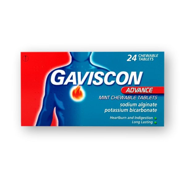 Gaviscon Advance Mint Chewable Tablets 24's