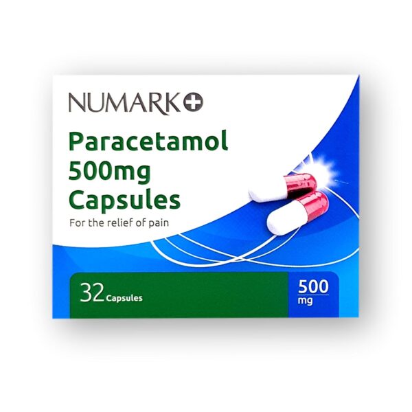 Numark Paracetamol 500mg Capsules 32's