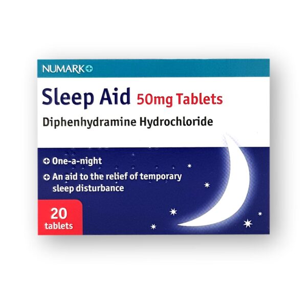 Numark Sleep Aid 50mg One-A-Night Tablets 20's