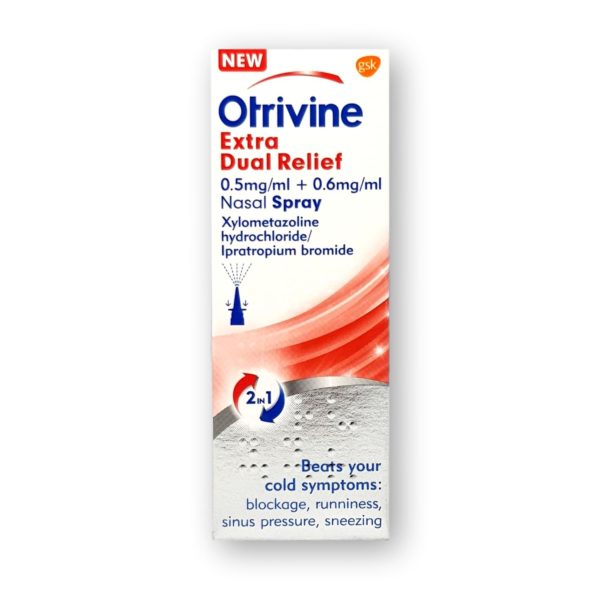 Otrivine Extra Dual Relief Nasal Spray 10ml