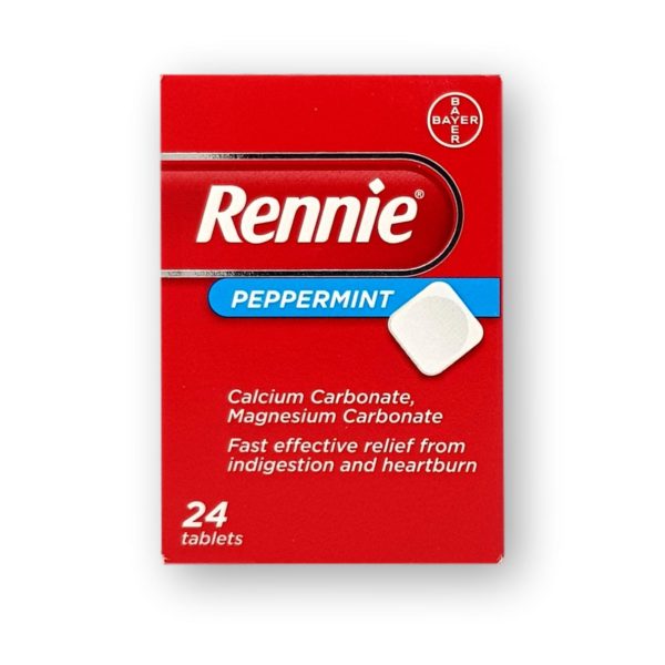 Rennie Peppermint Chewable Tablets 24's