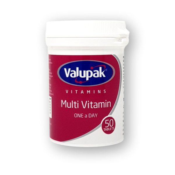 Valupak Multi Vitamin One A Day Tablets 50's