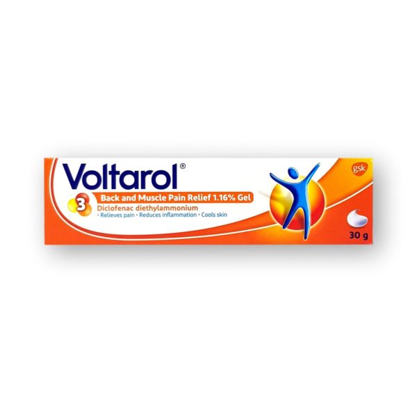 Voltarol Back And Muscle Pain Relief 1.16% gel 30g