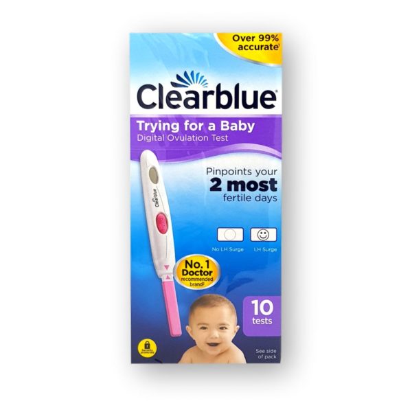 Clearblue Trying For A Baby Digital Ovulation Test 10's