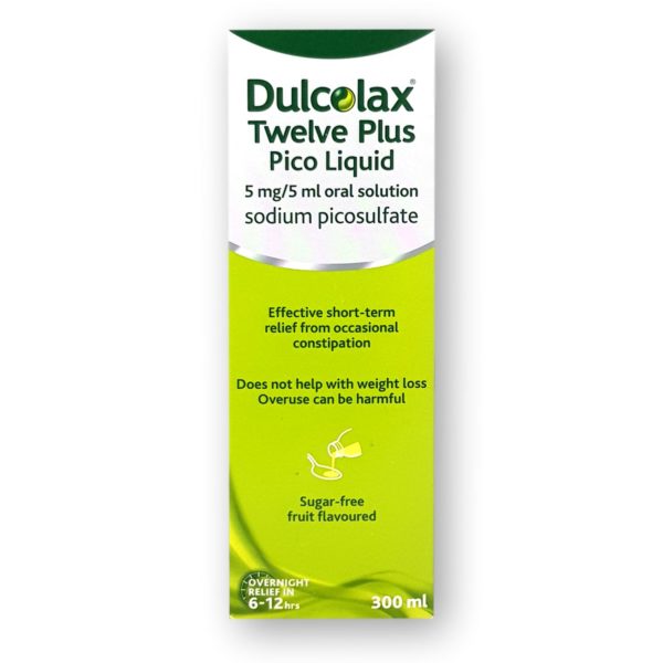 Dulcolax Twelve Plus Pico Liquid 5mg/5ml Oral Solution 300ml
