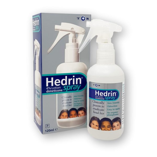 Hedrin 4% Lotion Spray 120ml