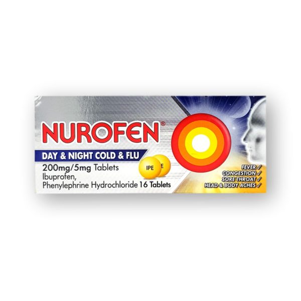 Nurofen Day & Night Cold & Flu Tablets 16's