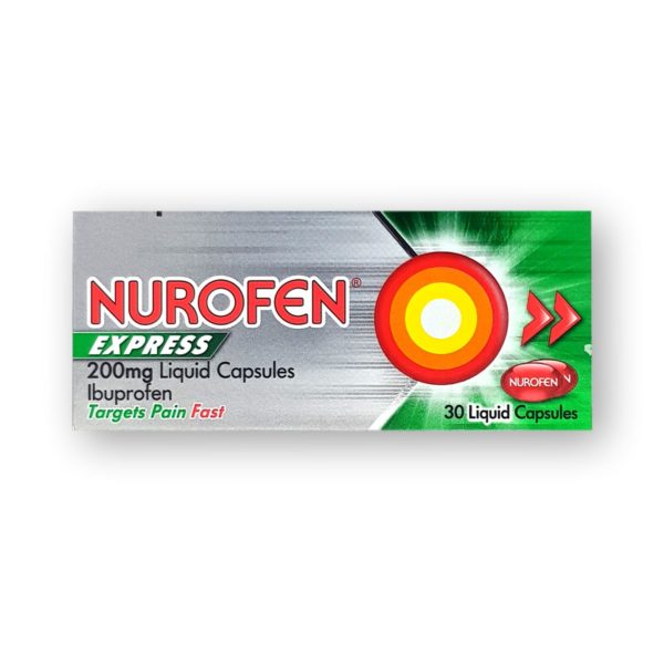 Nurofen Express 200mg Liquid Capsules 30's
