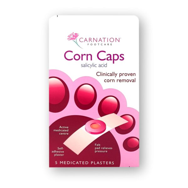 Carnation Corn Caps Medicated Plasters 5's