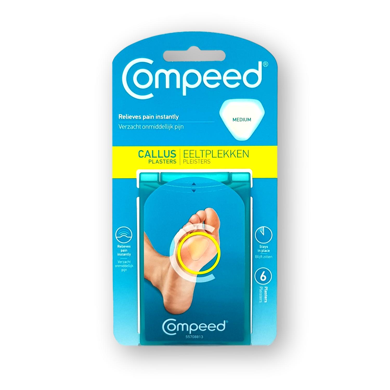 Compeed Callus Plasters Medium 6’s – Welfare Pharmacy UK
