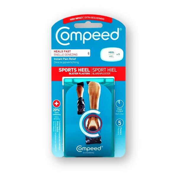 Compeed Sports Heel Blister Plasters 5's