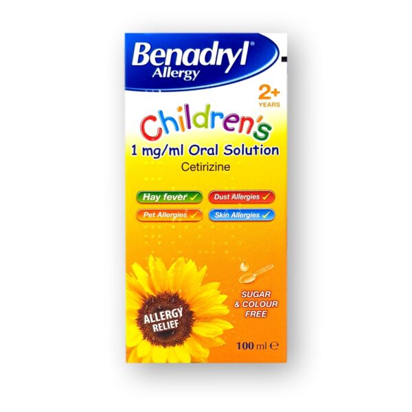 Benadryl Allergy Chlildren's 2+ Oral Solution 100ml
