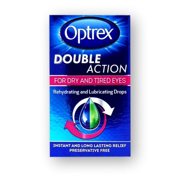 Optrex Double Action For Dry And Tired Eyes Drops 10ml