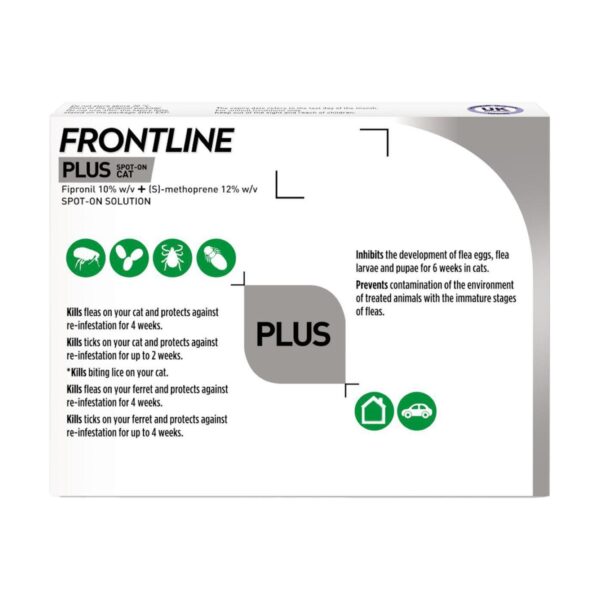 Frontline Plus Flea & Tick Treatment for Cats