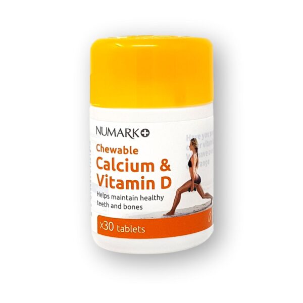 Numark Calcium & Vitamin D Chewable Tablets 30's