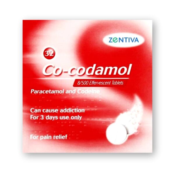 Co-codamol 8/500mg Effervescent Tablets 32's