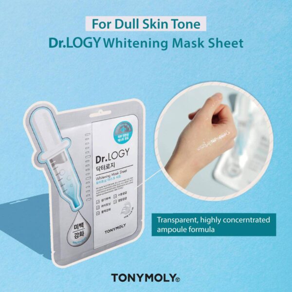 TONYMOLY Dr.Logy Whitening Mask Sheet T2