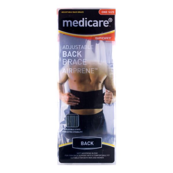 Medicare Sport Adjustable Back Brace One Size