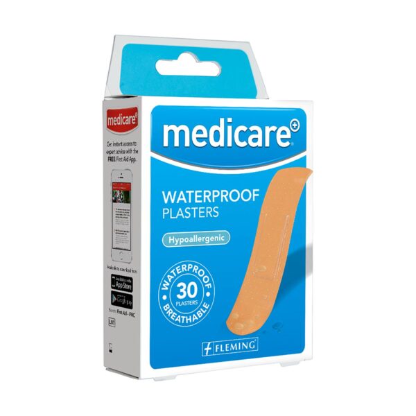 Medicare Waterproof Plasters 30's