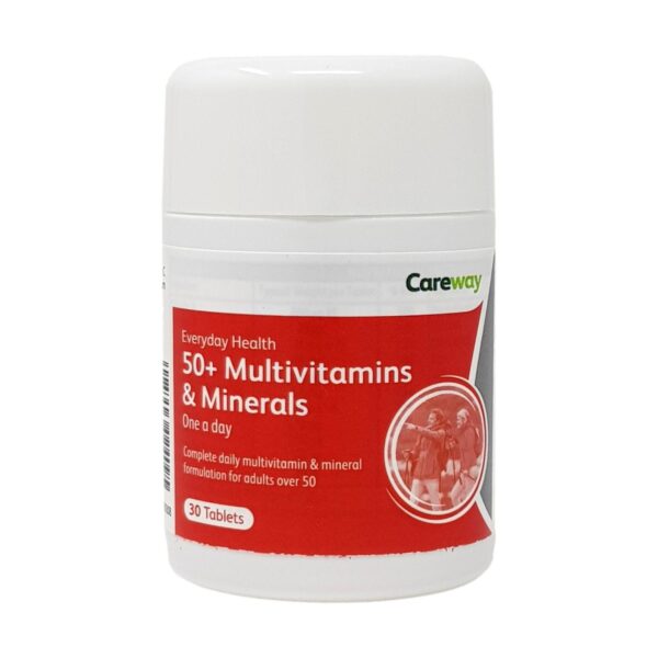 Careway 50+ A-Z Multivitamins and Minerals Tablets 30's
