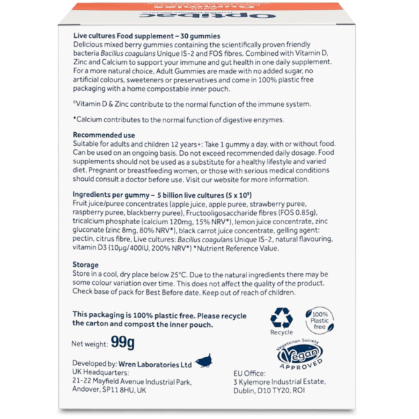 Optibac Probiotics Adult Gummies | With Vitamin D For Gut And Immune Health - View #5